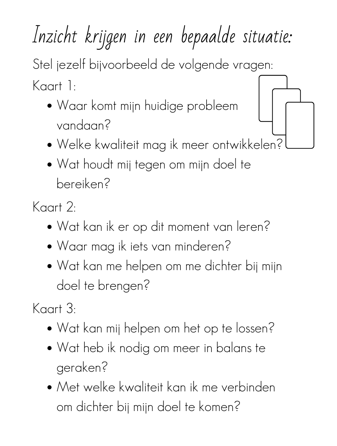 Inzichtkaarten 'De kracht van je sensitiviteit'