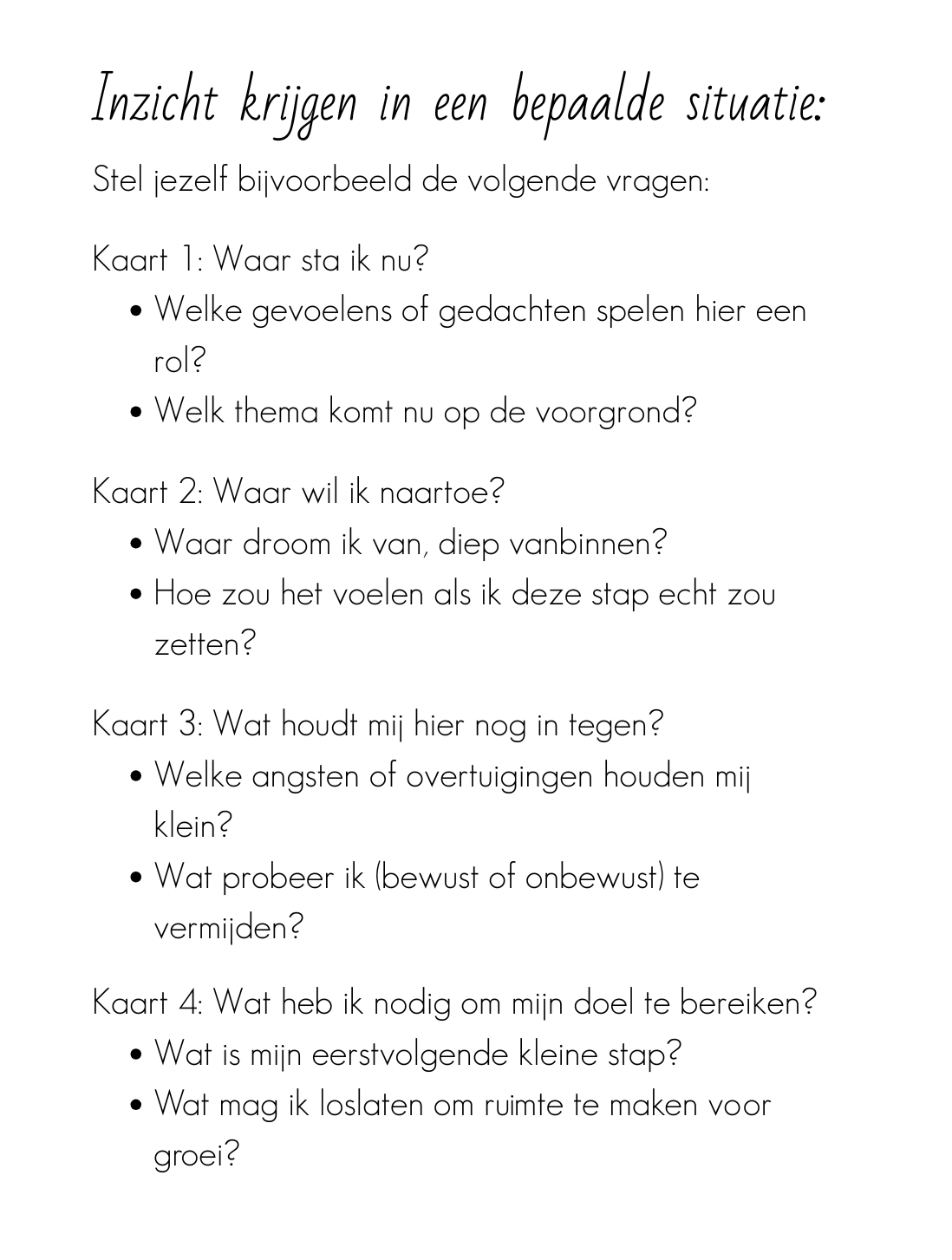 Inzichtkaarten 'Je sensitiviteit in balans'