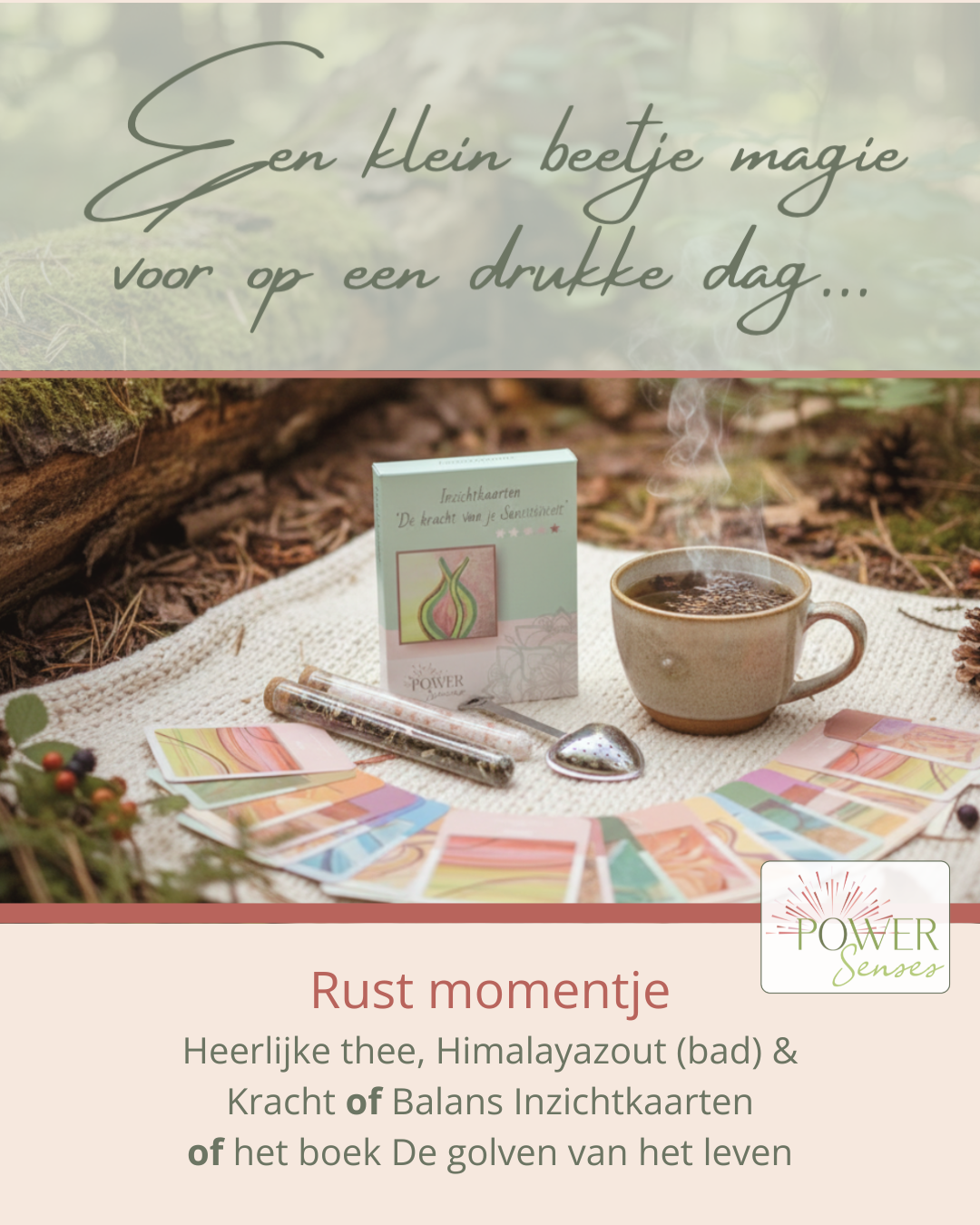 Cadeautje 'Rust momentje' - Een klein beetje magie voor een drukke dag