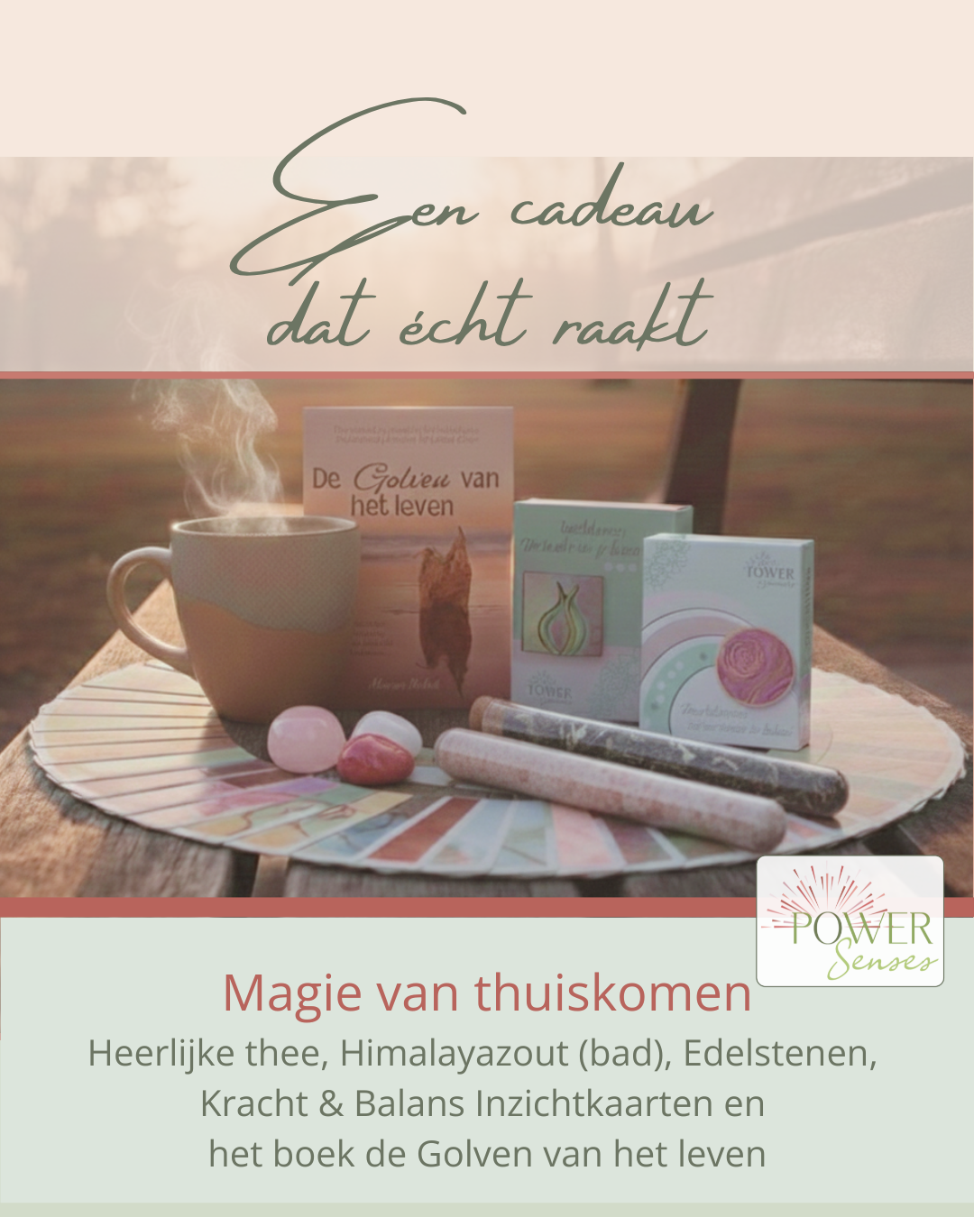Cadeautje 'Magie van thuiskomen'- Een doos vol licht, lagen en liefde