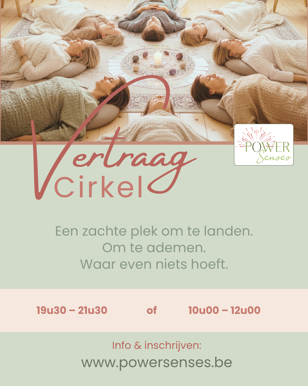 Vertraag-cirkel - Een moment van thuiskomen bij jezelf